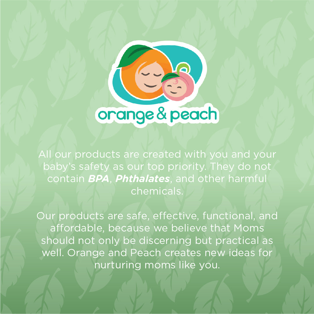 Orange and Peach Eazy Breathe Patch for Kids 100% Organic Patches