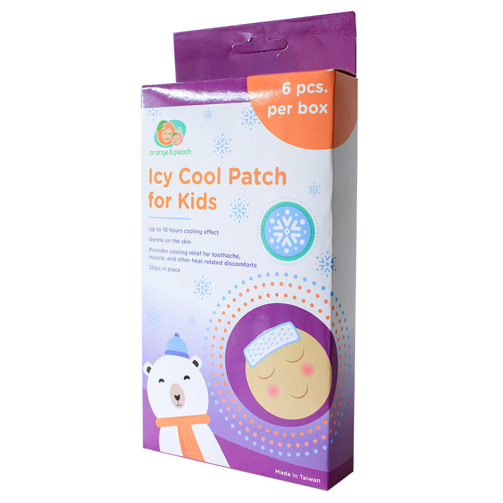 Orange and Peach Icy Cool Patch for Kids 6 pcs.