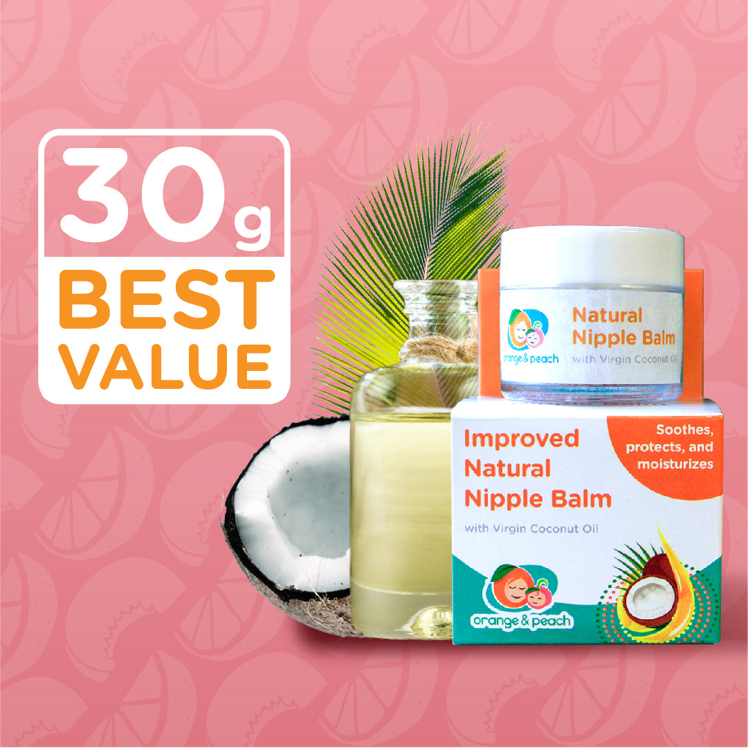 Orange and Peach Natural Nipple Balm